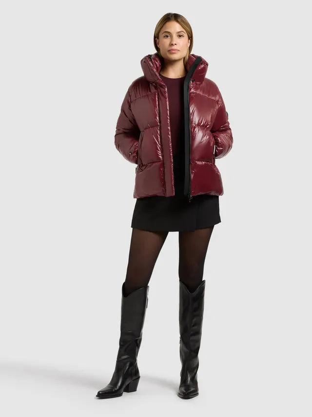 khujo-jacke-nala-damen-winterjacke-mahagoni-red image 1