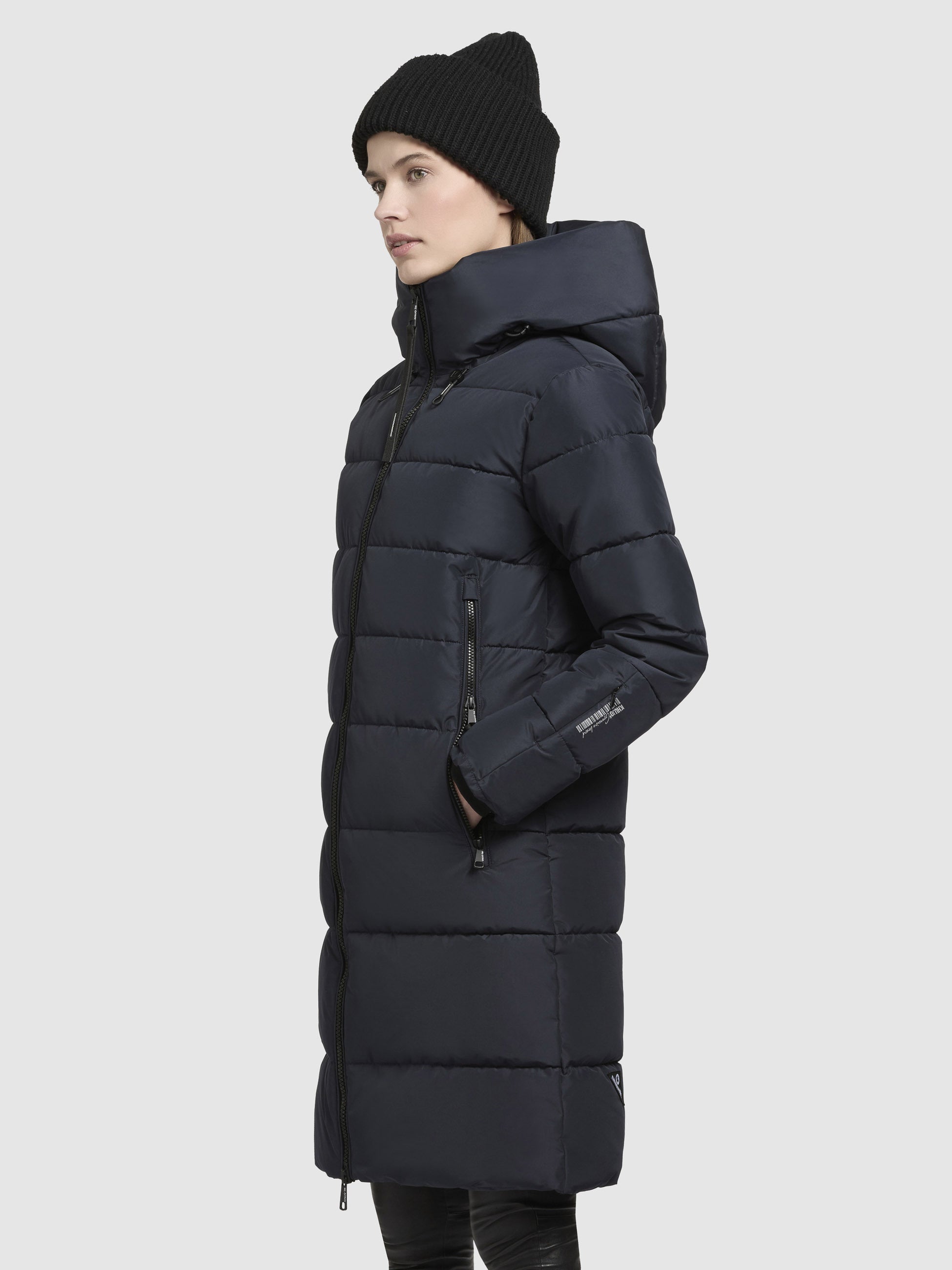 khujo-mantel-jilias5-dunkelblau-lange-wattierte-winterjacke-f-r-damen image 5