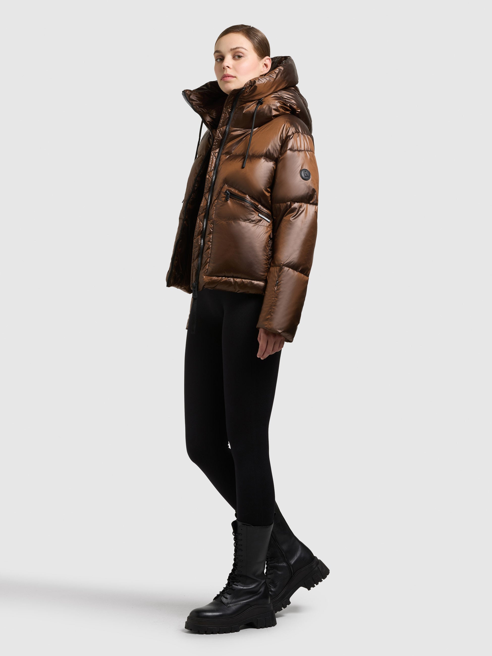 khujo-jacke-luna-copper-brown-damen-steppjacke-h-ftlang-gl-nzend image 2