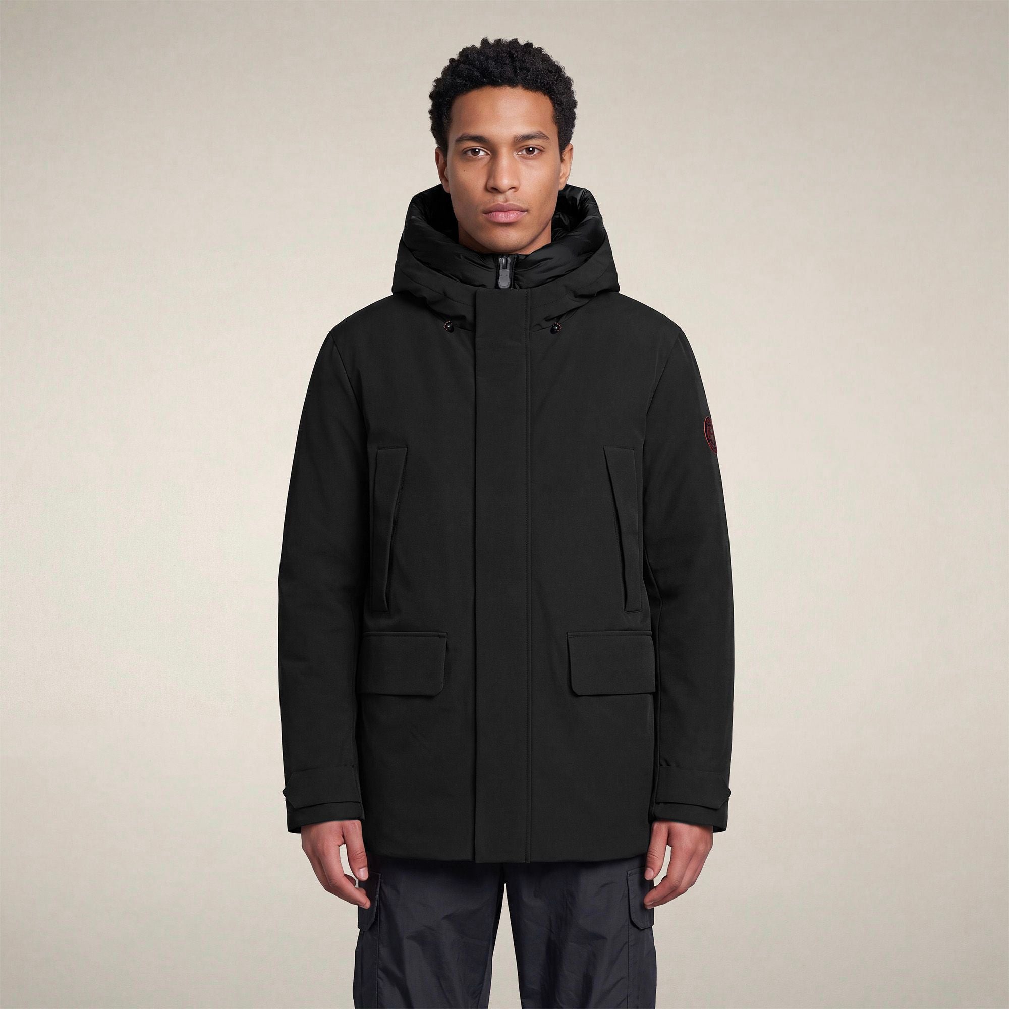 save-the-duck-gerard-herren-parka-mit-kapuze-schwarz image 5