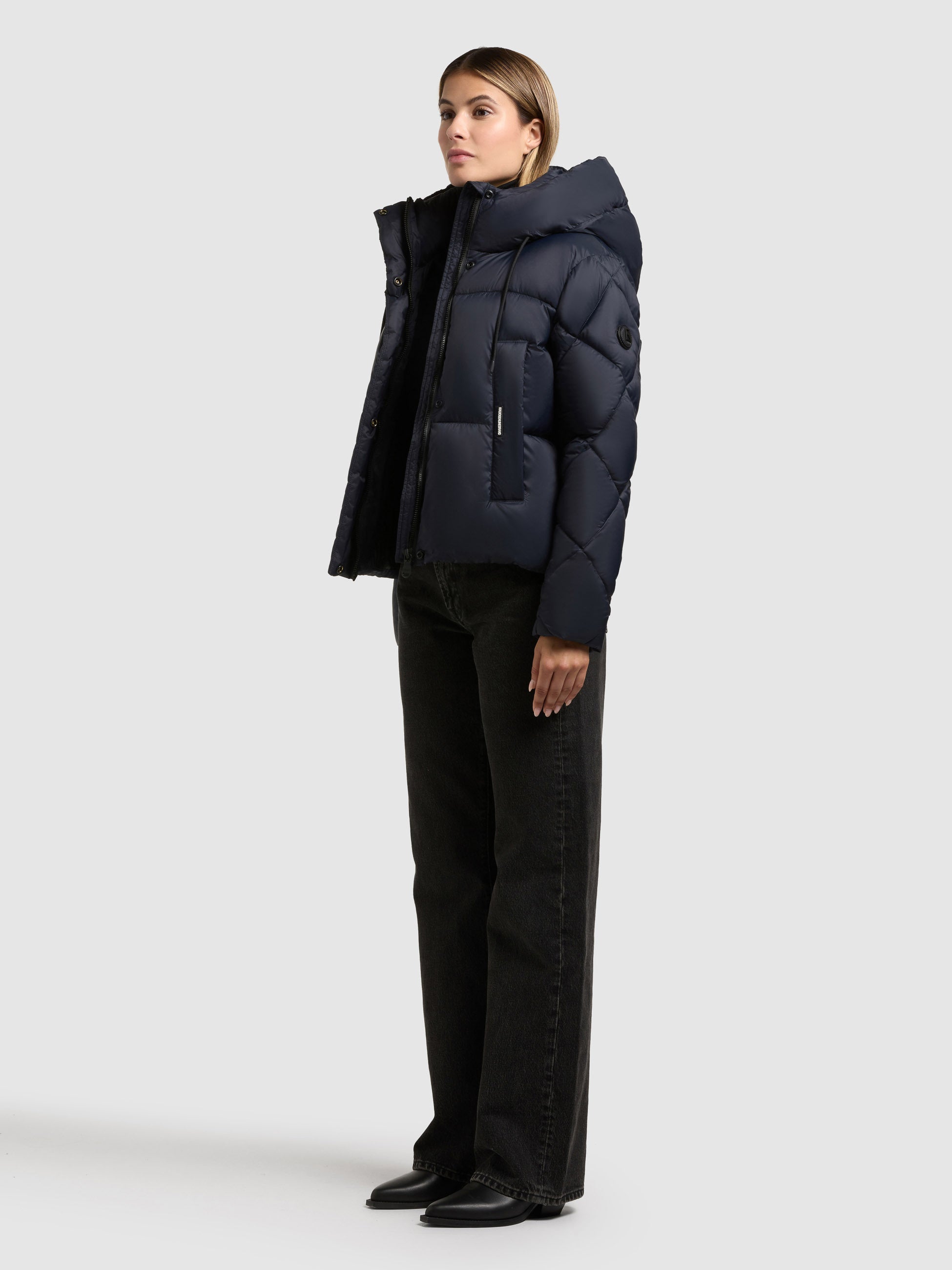 khujo-jacke-dafna-midnight-blue-damen-steppjacke-slim-fit image 2
