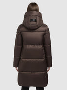 khujo-coat-nikita-dark-brown-damen-steppmantel-knielang image 3