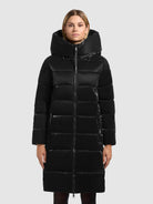 khujo-coat-jilias6-shiny-black-steppmantel image 4