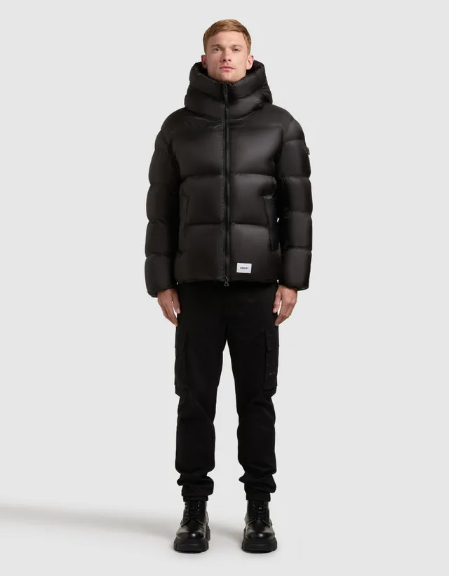 khujo-jacke-dane-black-steppjacke-crinkle-h-ftlang image 1