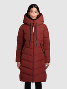 khujo-mantel-mikia2-dark-red-knielanger-damen-steppmantel-regular-fit image 4