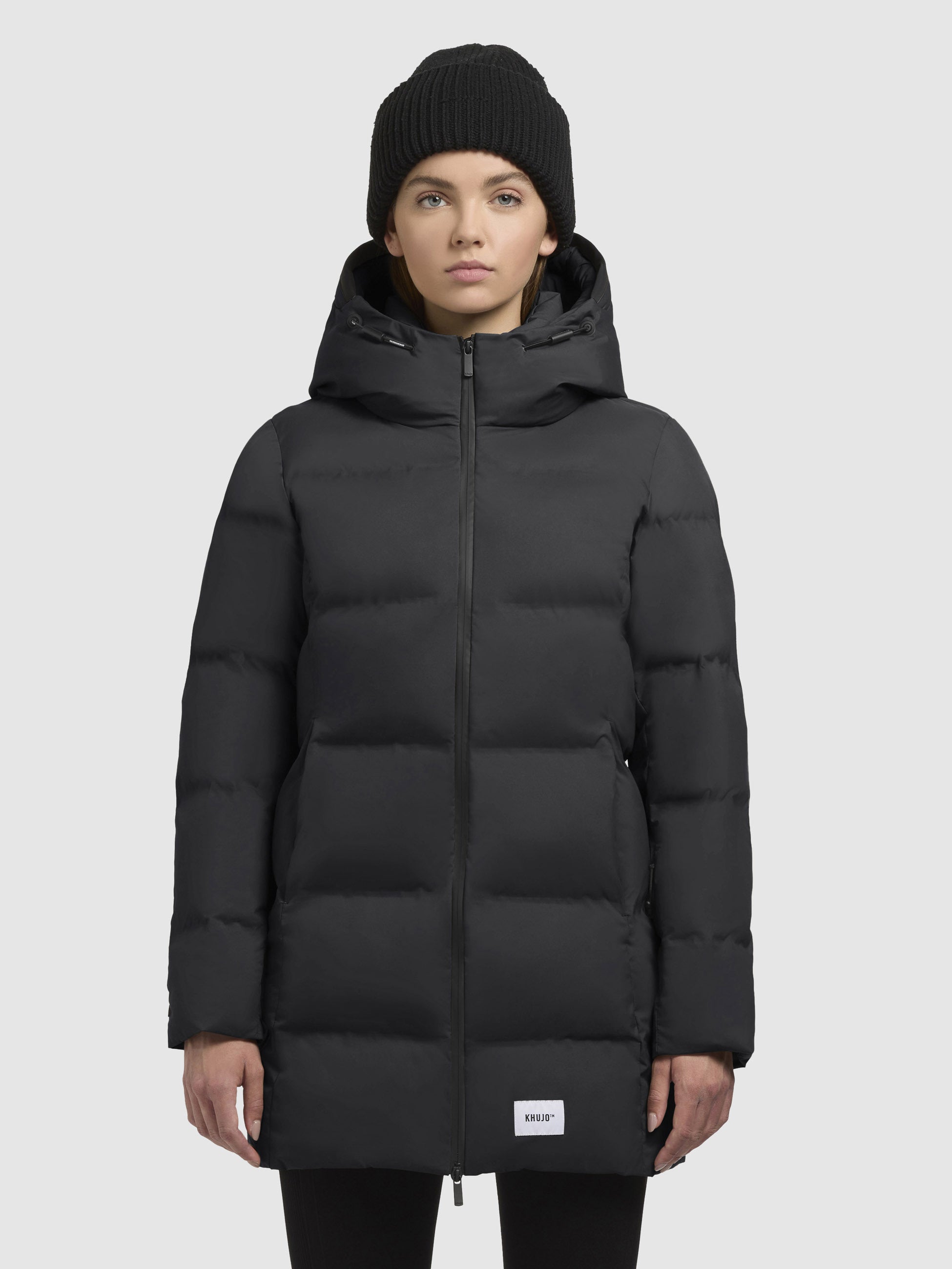 khujo-jacke-tanare3-dunkelgrau-regular-fit-steppjacke image 4