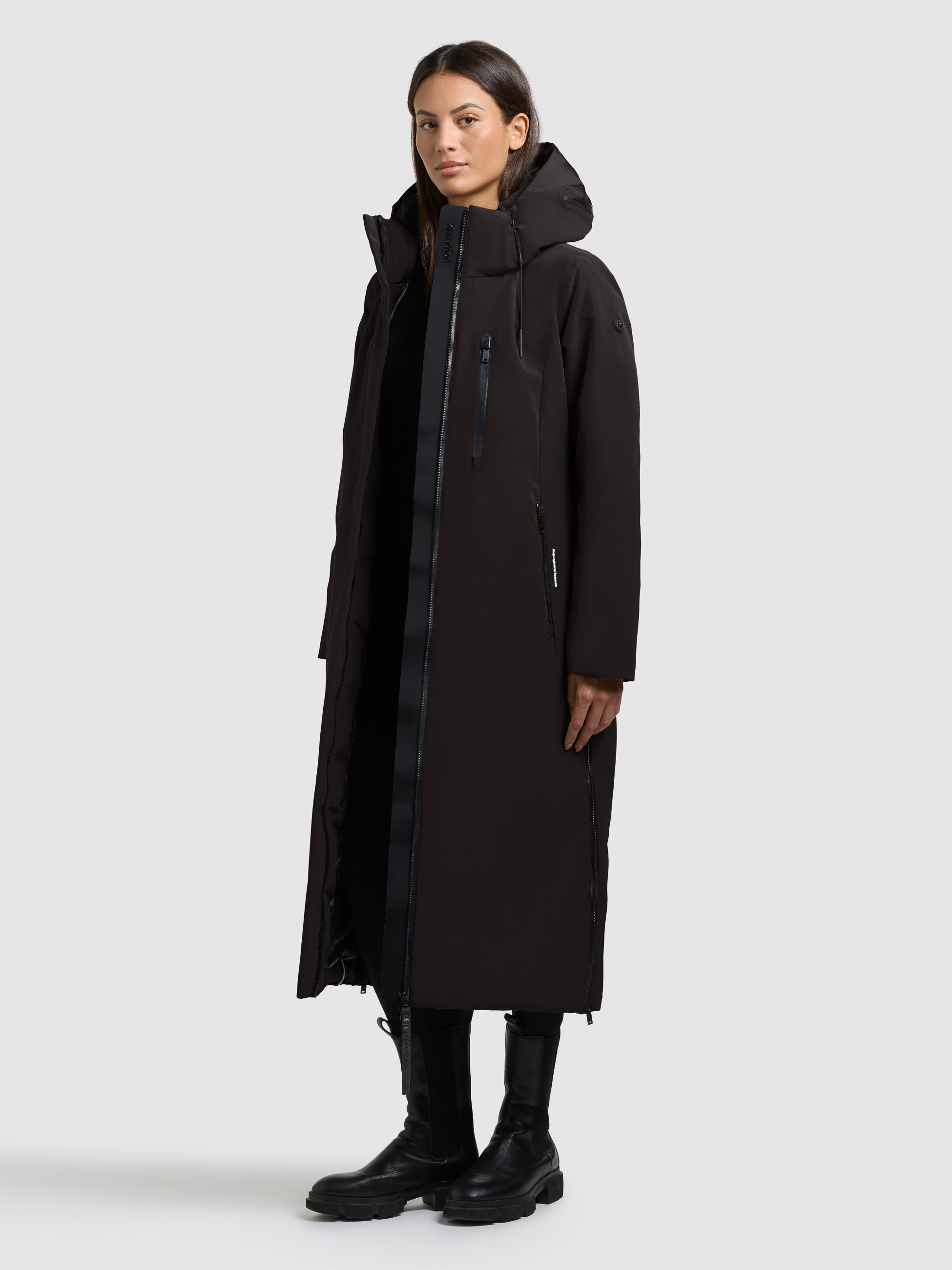 khujo-mantel-lofi3-black-wadenlanger-wintermantel-f-r-damen image 2