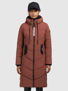 khujo-coat-aribay4-light-rust-red-damen-steppmantel-lang-mit-strick image 4
