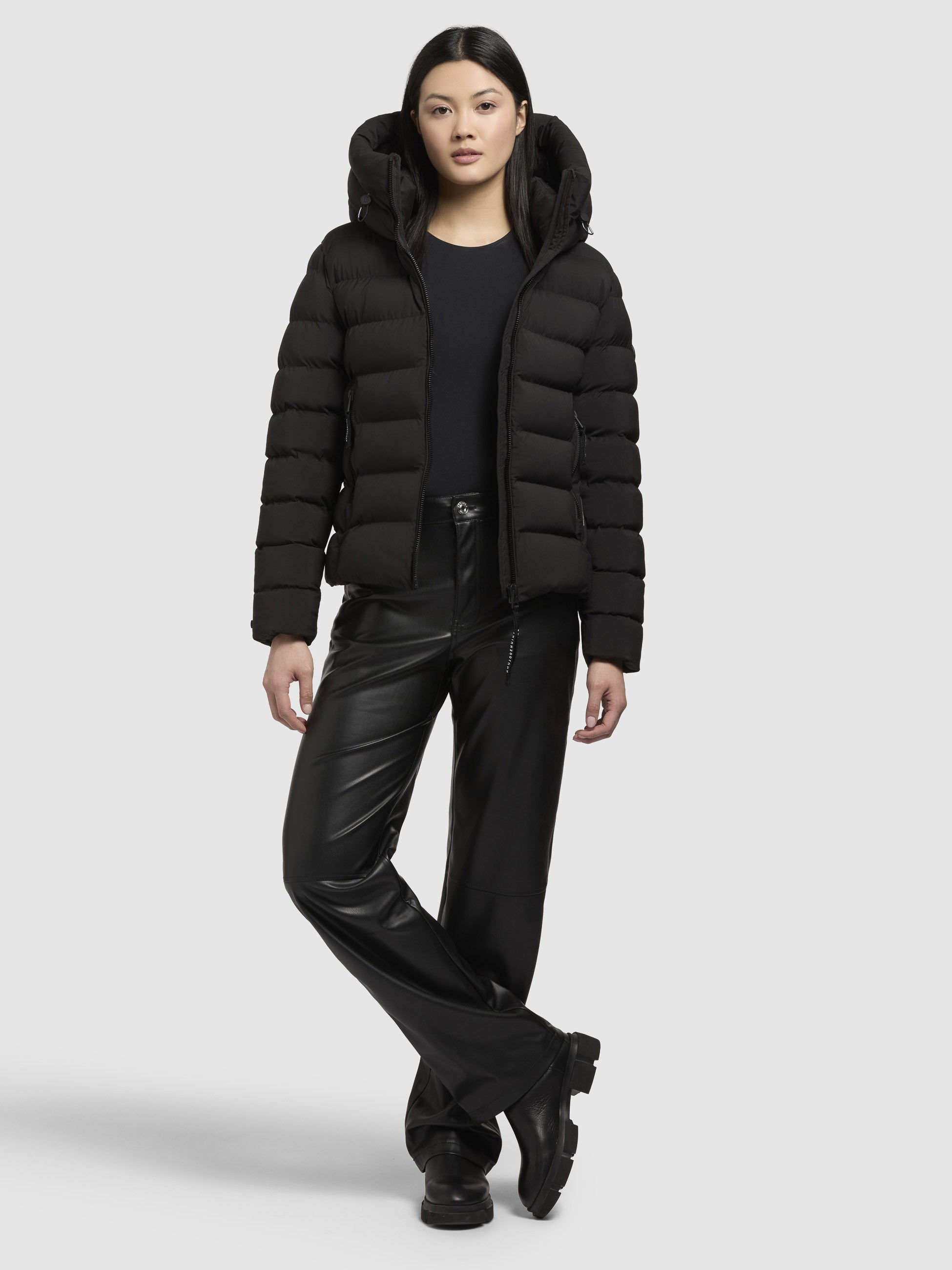 khujo-jacke-vadea-damen-steppjacke-h-ftlang-in-schwarz image 2