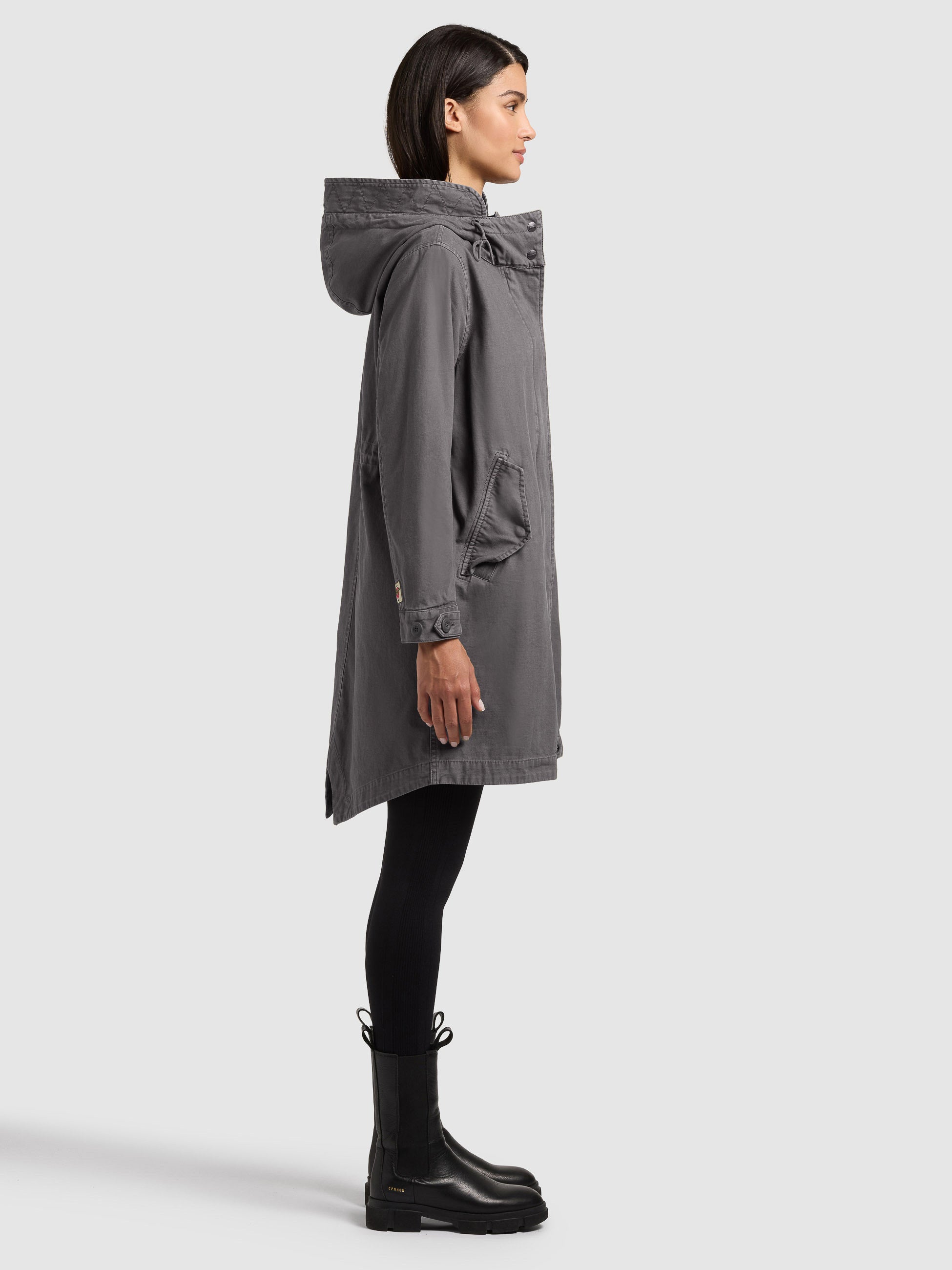 khujo-freya-damen-mantel-parka-slate-grey image 6
