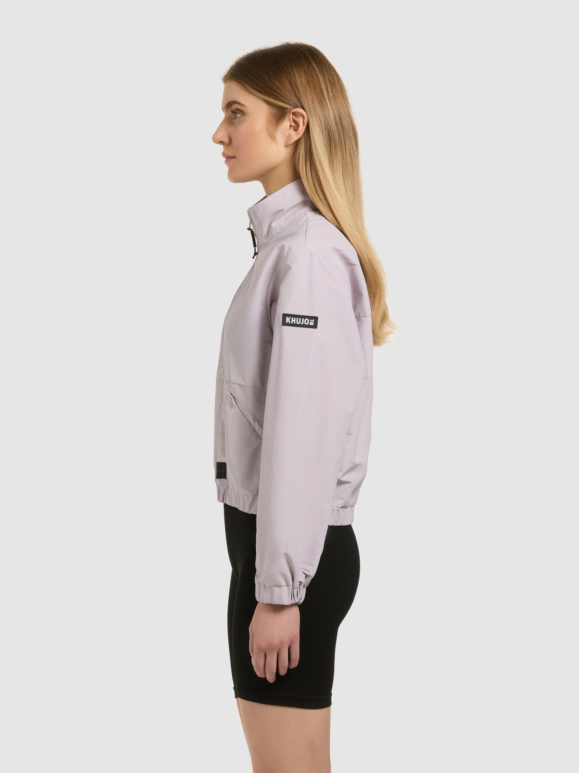 khujo-jacke-leitzi-with-bag-raindrops-lilac-leichte-damen-sommerjacke-mit-tasche image 5