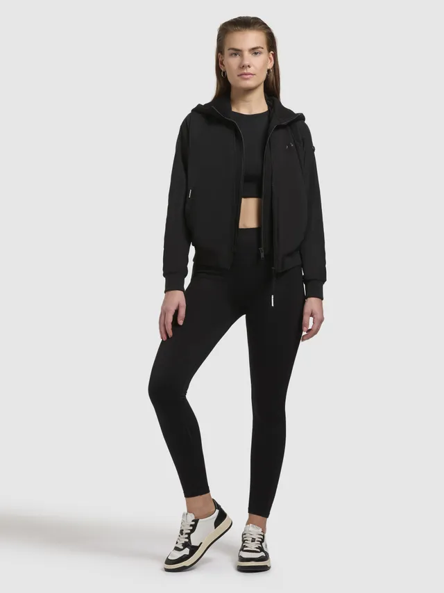khujo-jacke-seeam-schwarz-bomberjacke-damen-regular-fit-h-ftlang image 1