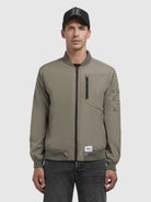 khujo-jacke-beki-graugr-n-damen-bomberjacke-gerippt image 4