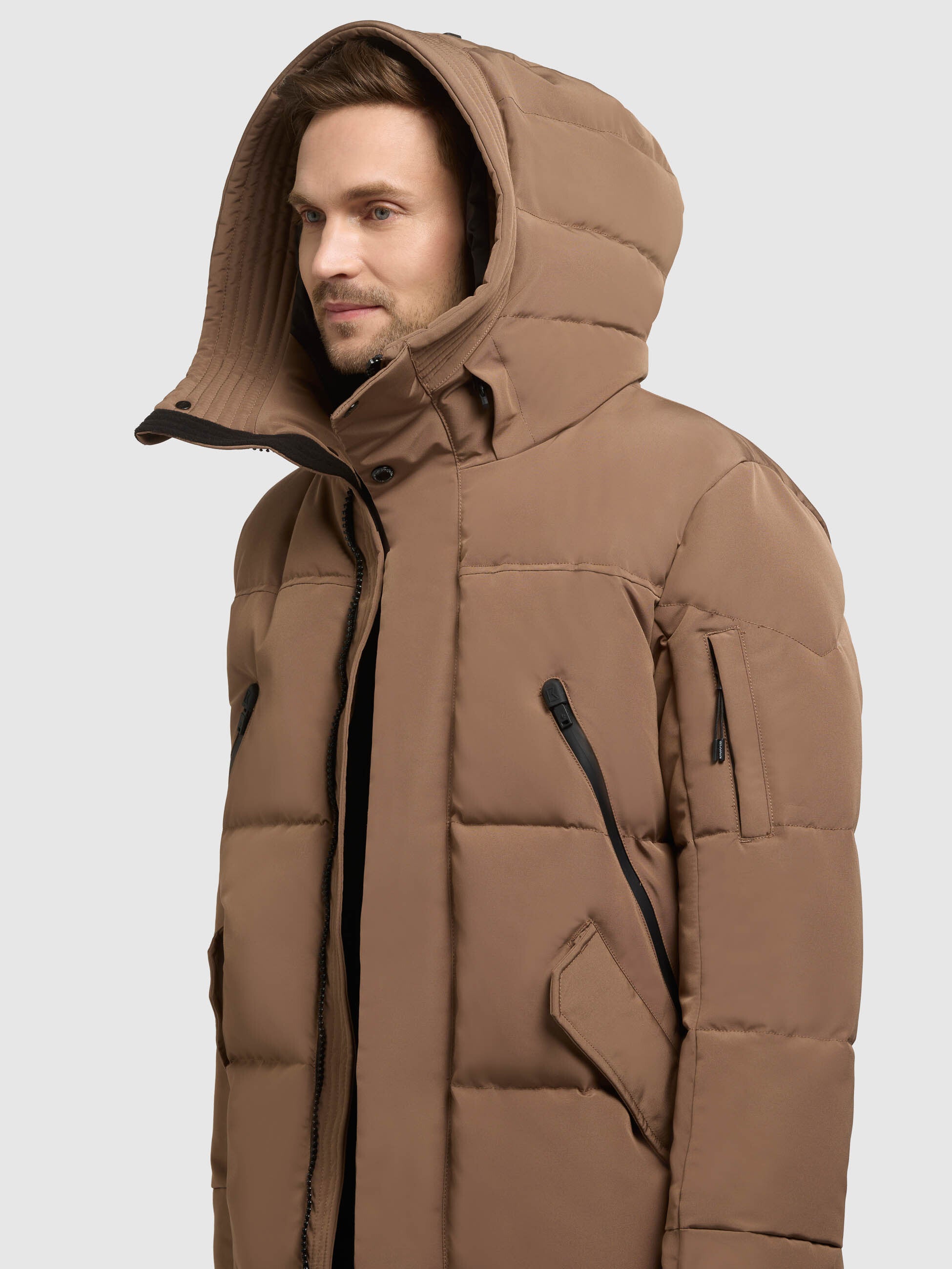 khujo-jacke-kanf2-rust-brown-steppjacke image 7