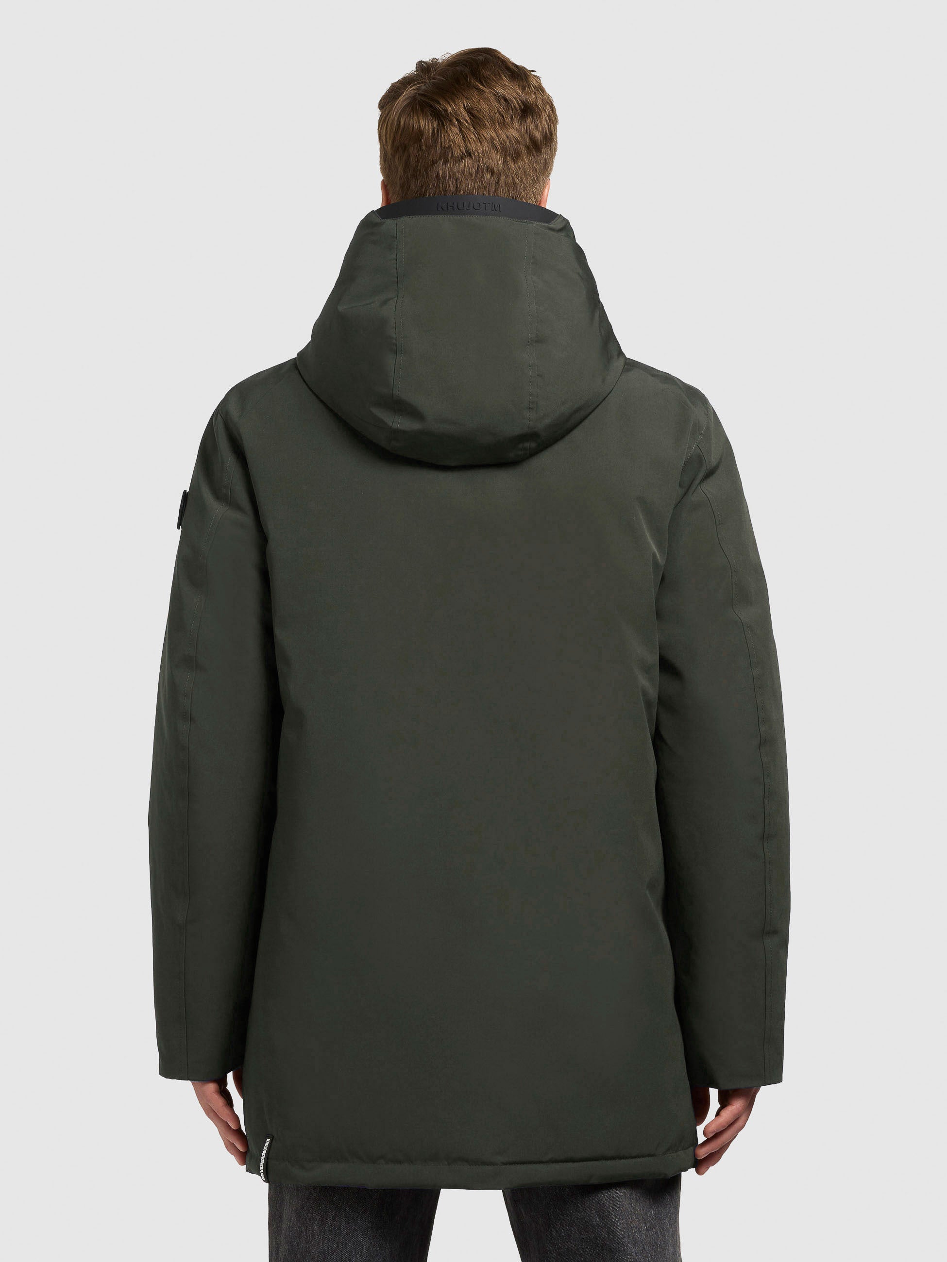 khujo-jacke-kann-dark-green-parka-wattiert image 3