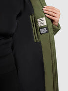 khujo-mantel-linda-fern-green-knielanger-damen-steppmantel-mit-rautenstepp image 8