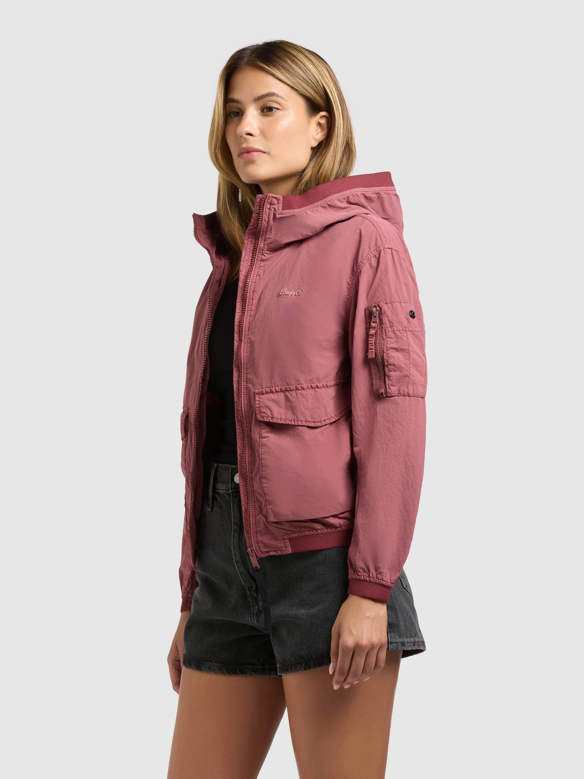 khujo-jacke-vona-fuchsia-damen-bomberjacke-blouson image 5