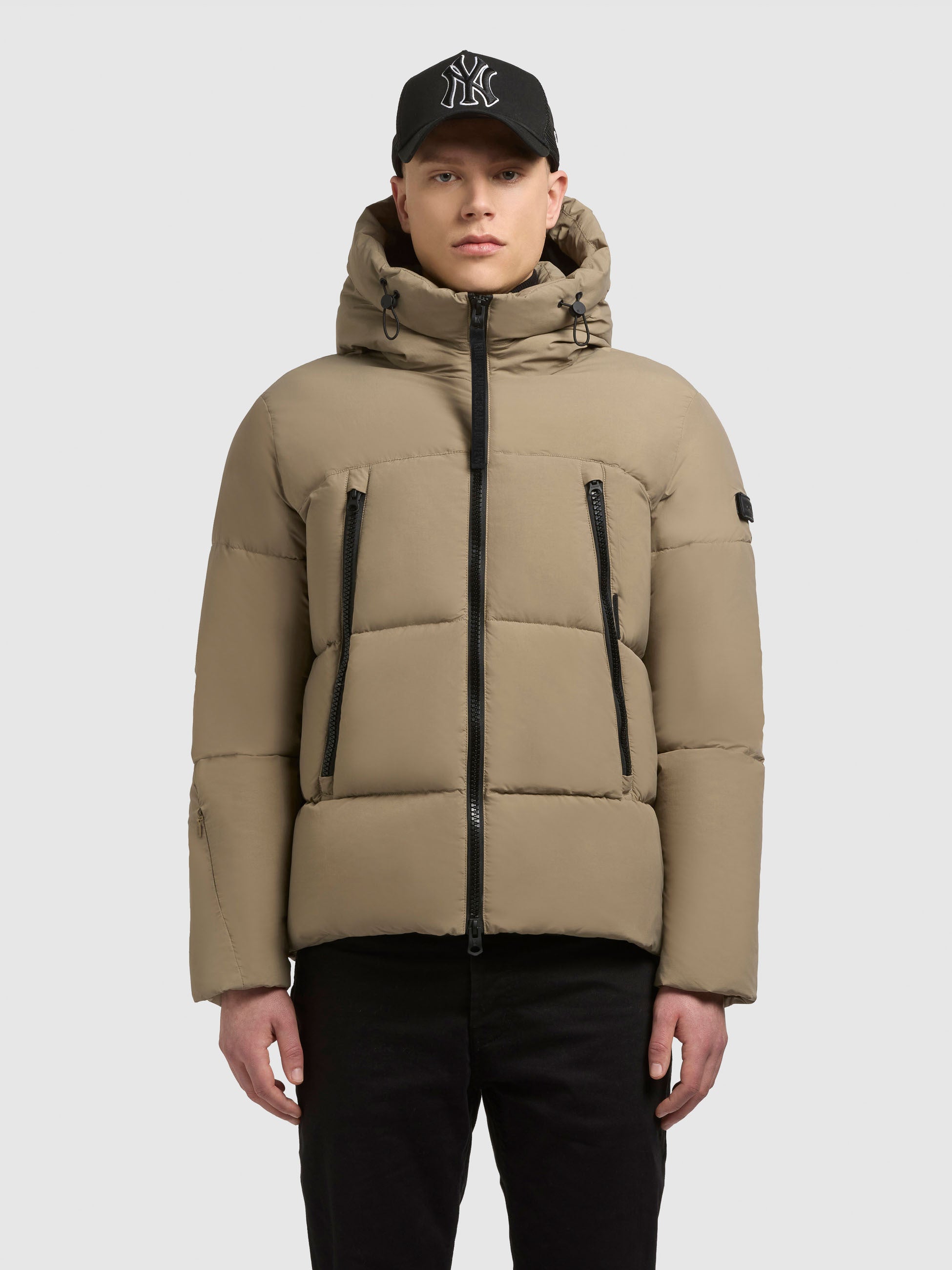 khujo-gaston-lichen-beige-herren-steppjacke-regular-fit-mit-kapuze image 4