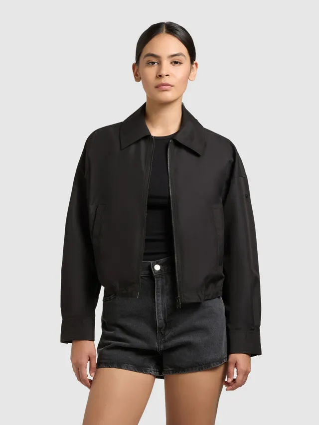 khujo-jacke-tovee-black-cropped-damen-blousonjacke image 1