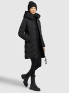 khujo-coat-darka-black-steppmantel-regular-fit image 6