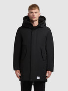 khujo-coat-hiro-black-kurzer-damen-mantel-mit-gro-er-kapuze image 4
