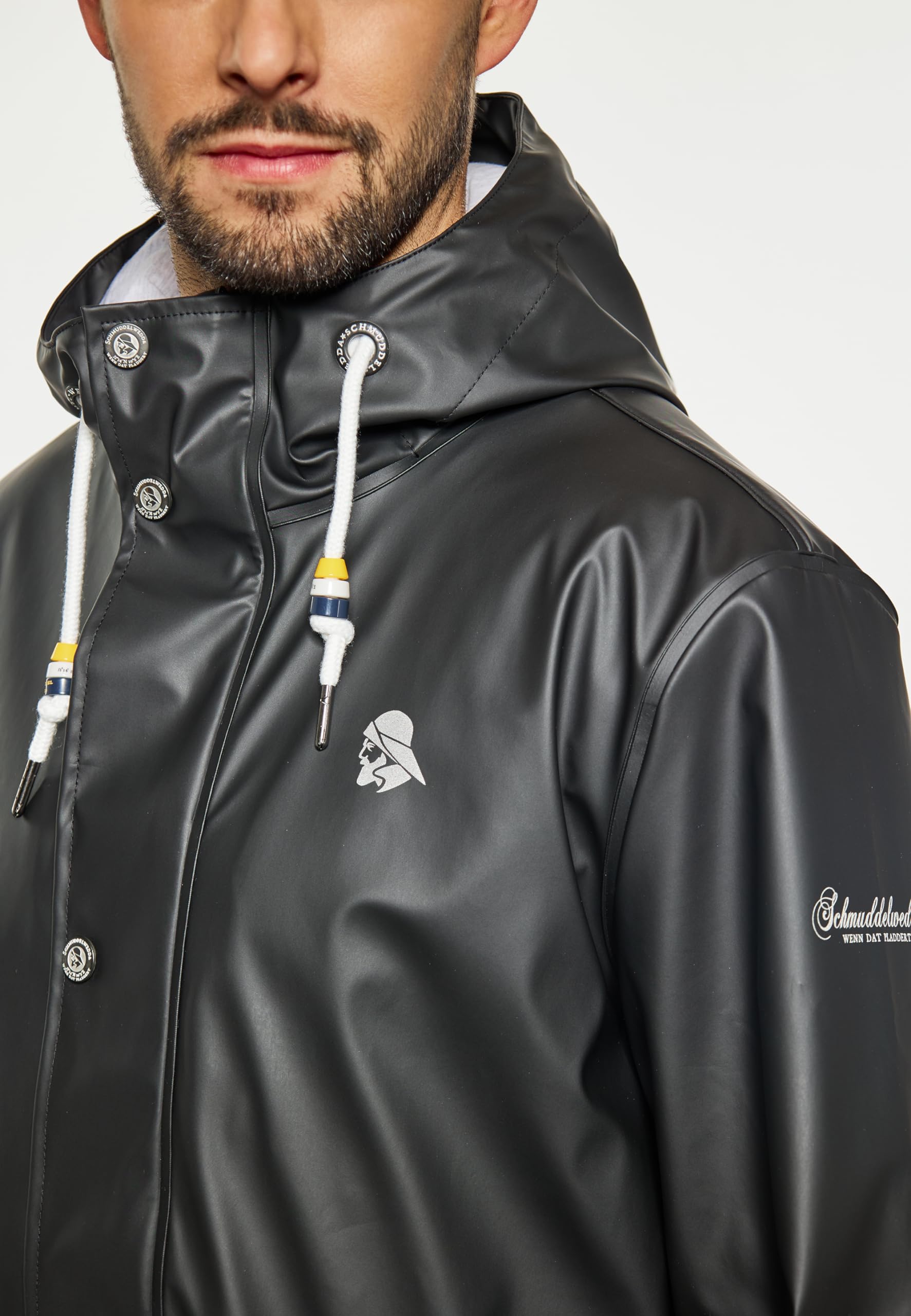 schmuddelwedda-herren-regenjacke-leichte-bergangs-regenjacke-f-r-outdoor-und-sta image 2