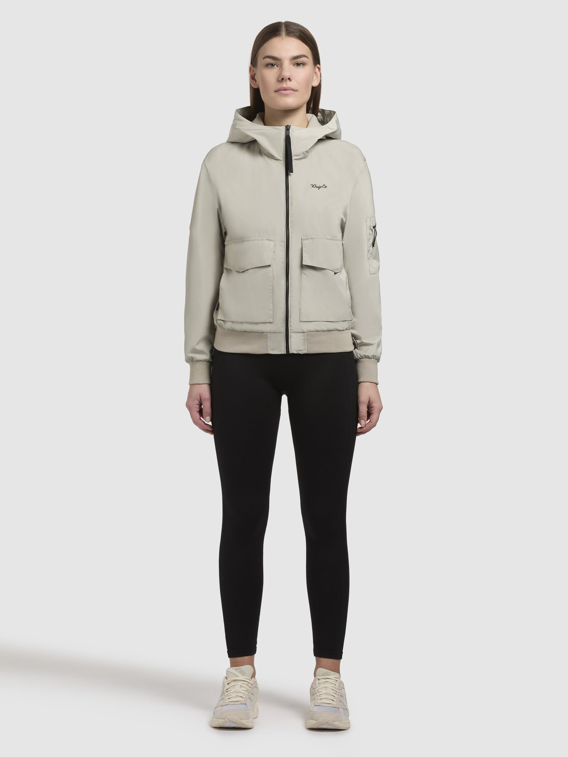 khujo-jacke-anov-damen-blouson-blassgr-n image 1