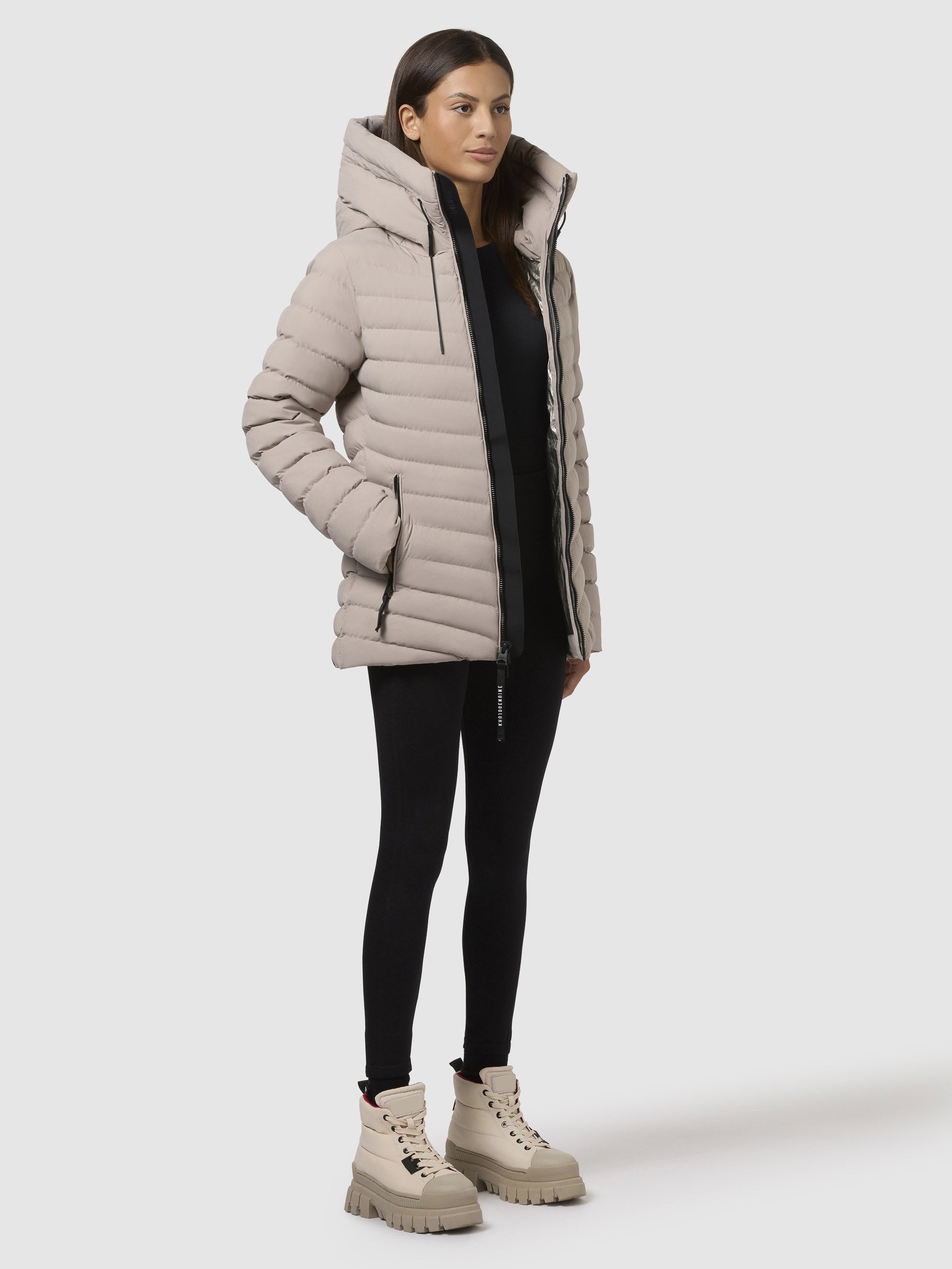 khujo-jacke-pace-hellbeige-h-ftlange-steppjacke-damen image 2