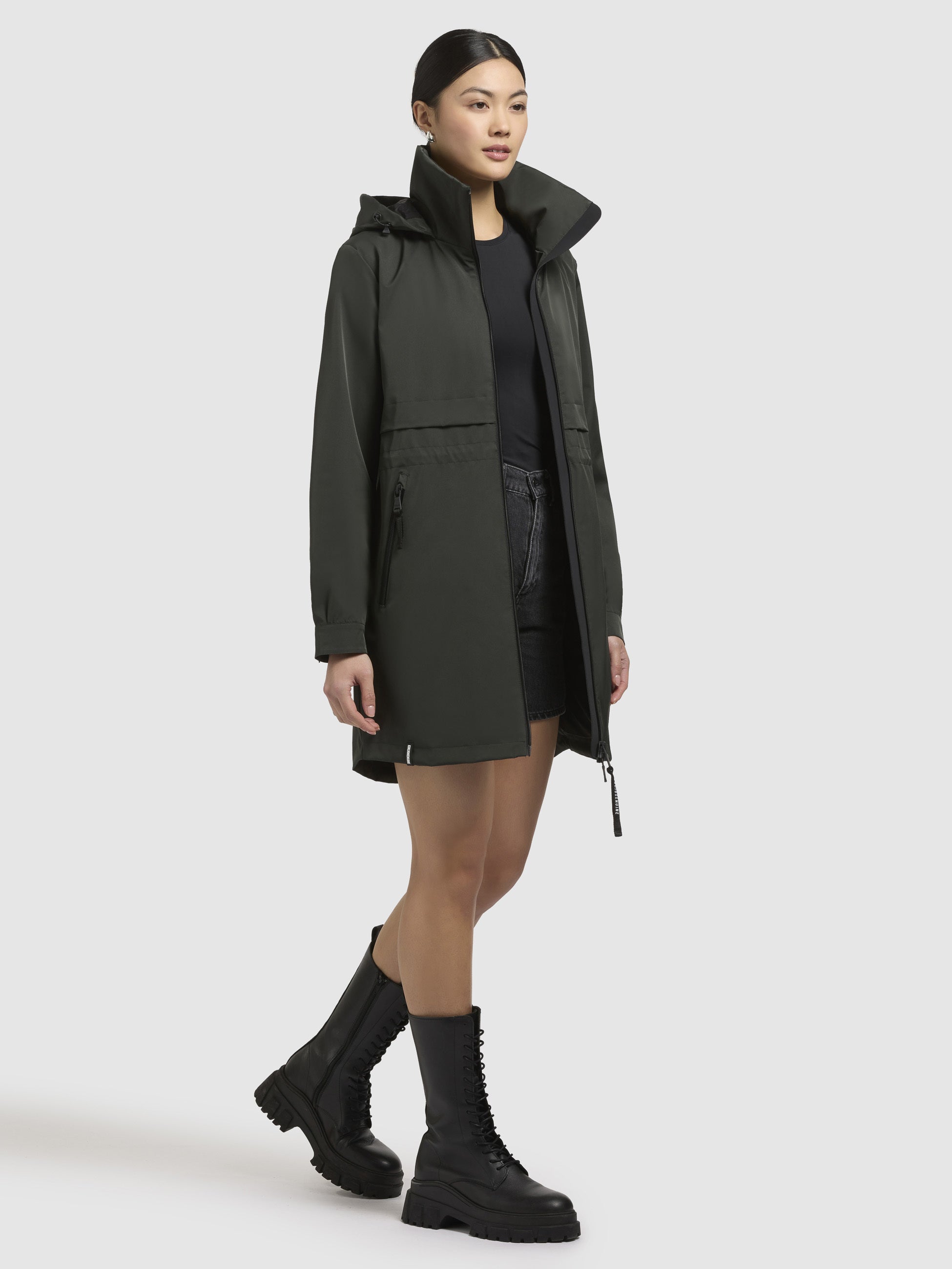 khujo-mantel-narin-dunkelgr-n-sommerparka-damen-regular-fit image 6