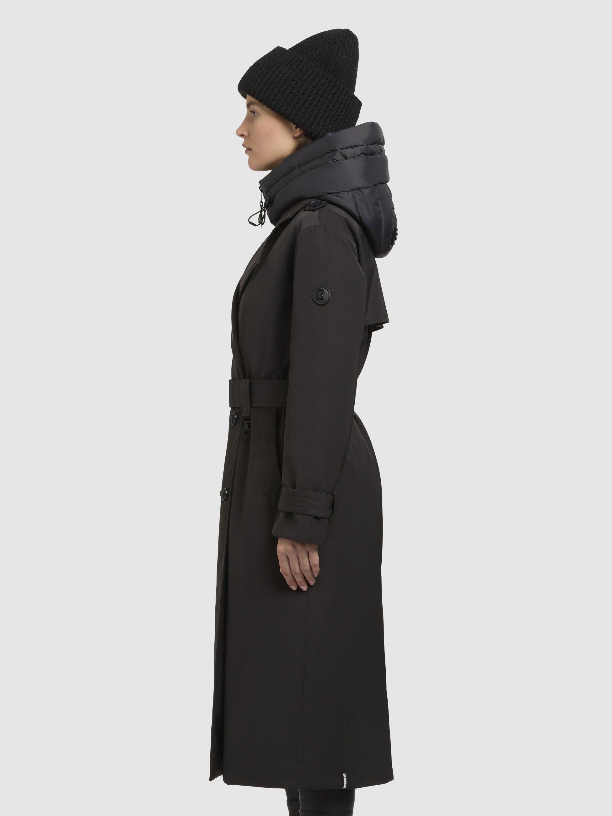 khujo-mantel-elena-dunkelgrau-damen-trenchcoat-knielang-mit-g-rtel image 5