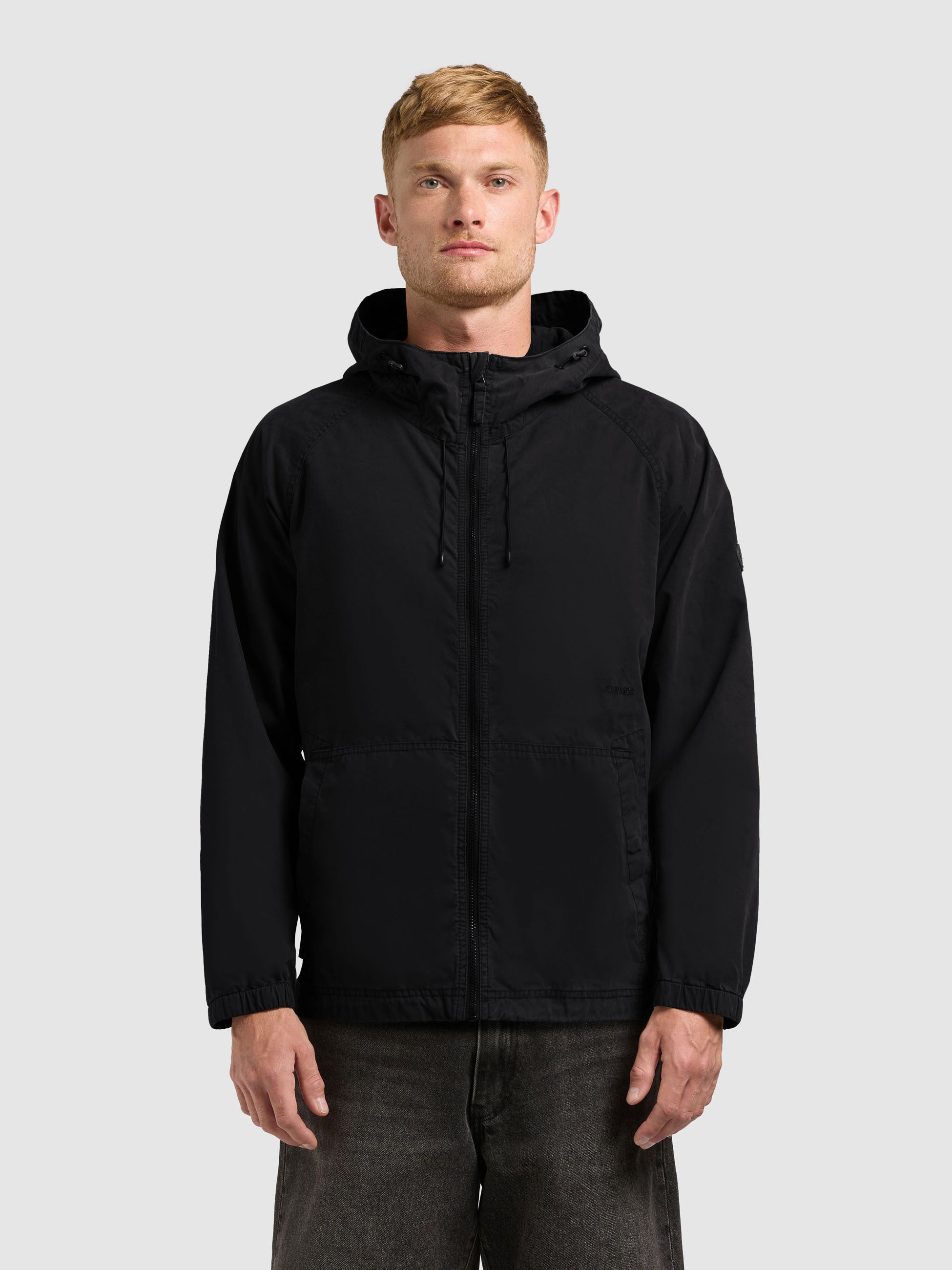 khujo-jacke-weru-black-black-blousonjacke-mit-kapuze image 1