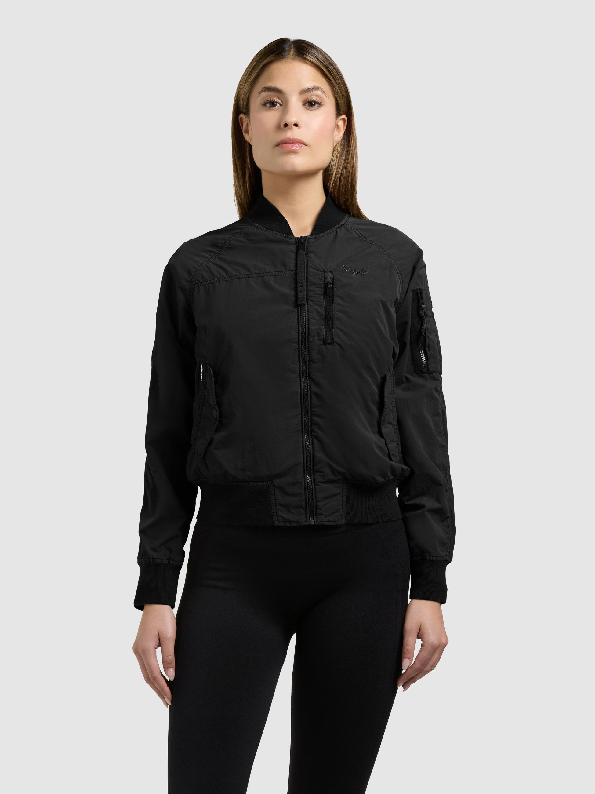 khujo-jacke-zaria-black-damen-bomberjacke-blouson image 4