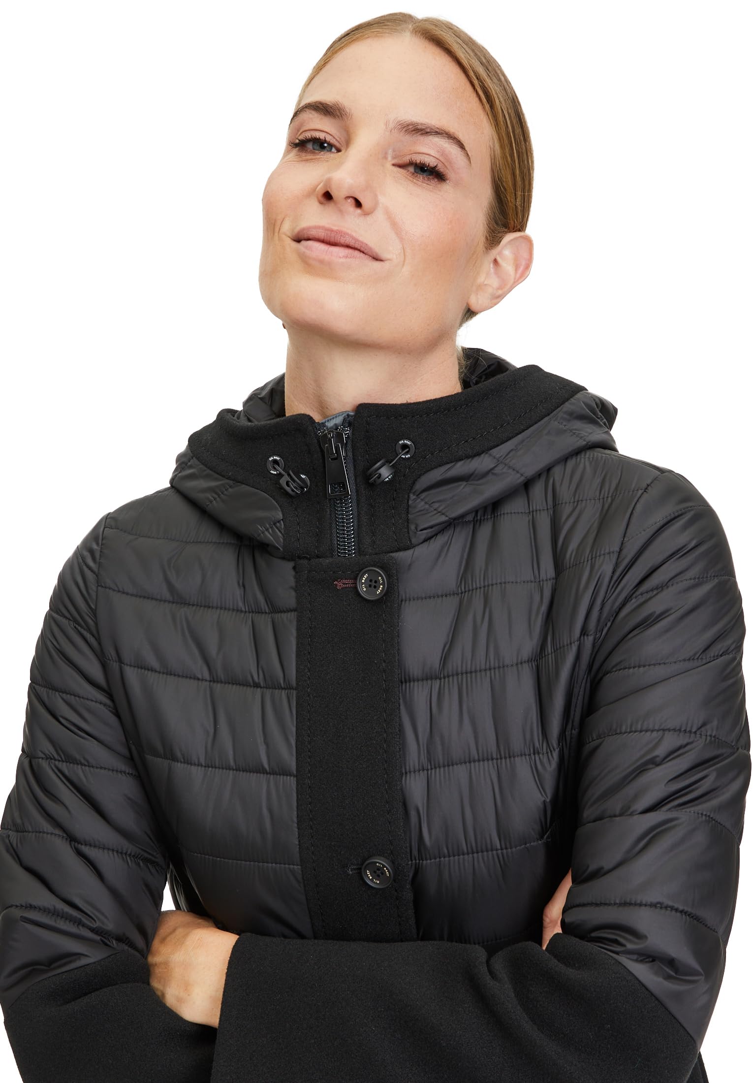 gil-bret-9406-6144-damen-woll-jacke-materialmix-nylon-fakewool-9042-jet-black-gr image 3