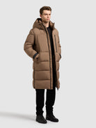 khujo-mantel-siram2-rust-brown-steppmantel-damen-loose-fit image 2