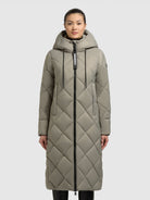 khujo-mantel-cilia-damen-witcher-green-rautenstepp-regular-fit image 4