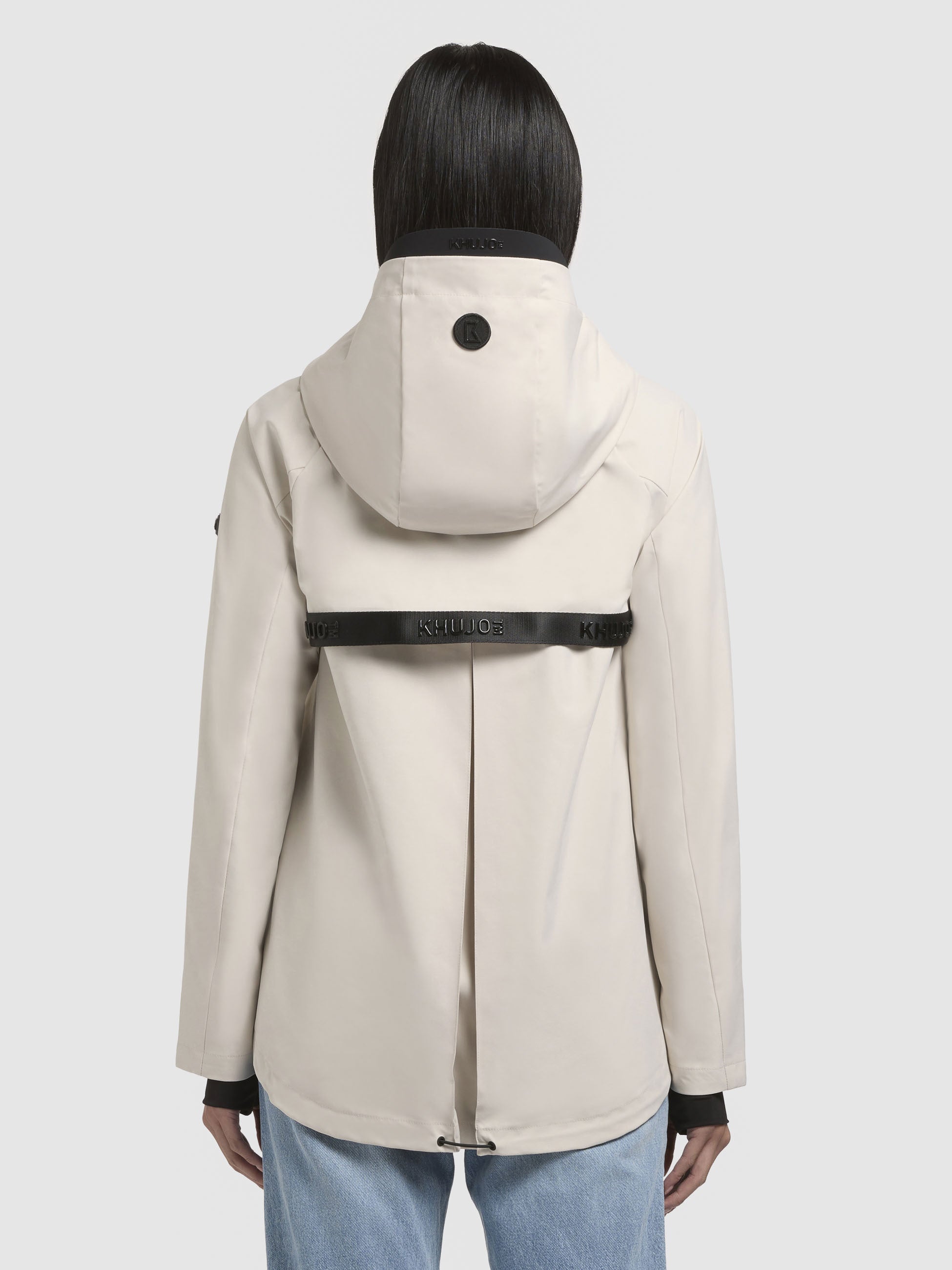 khujo-jacke-woom-naturwei-wasserabweisende-regenjacke-mit-kapuze image 3