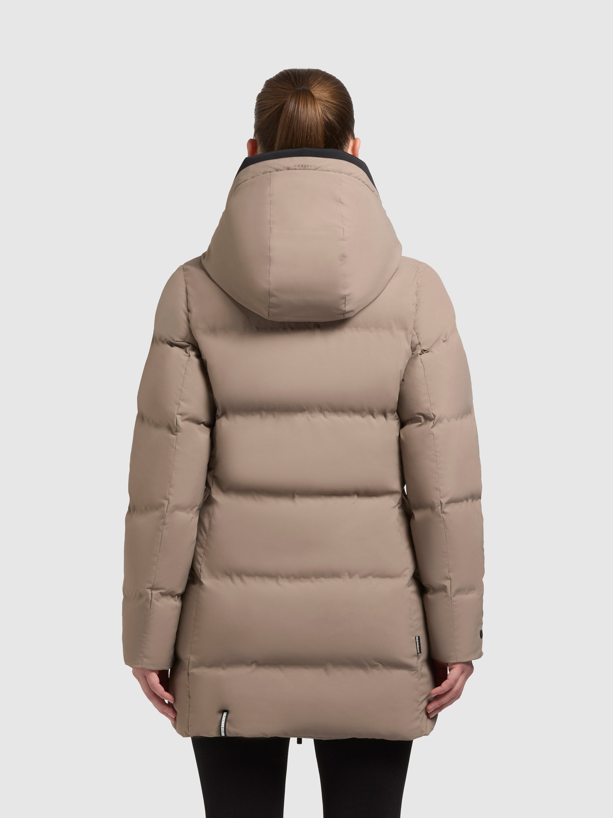 khujo-jacke-tanare4-greige-slim-fit-damen-steppjacke-wasserabweisend image 6
