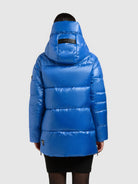khujo-cara-jacke-royal-blue-damen-steppjacke-gl-nzend-mit-kapuze image 3