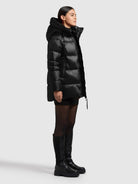 khujo-cara-black-damen-steppjacke-loose-fit-mit-kapuze image 6