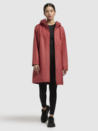 khujo-liede-damen-kurzmantel-regenjacke-pale-red image 6