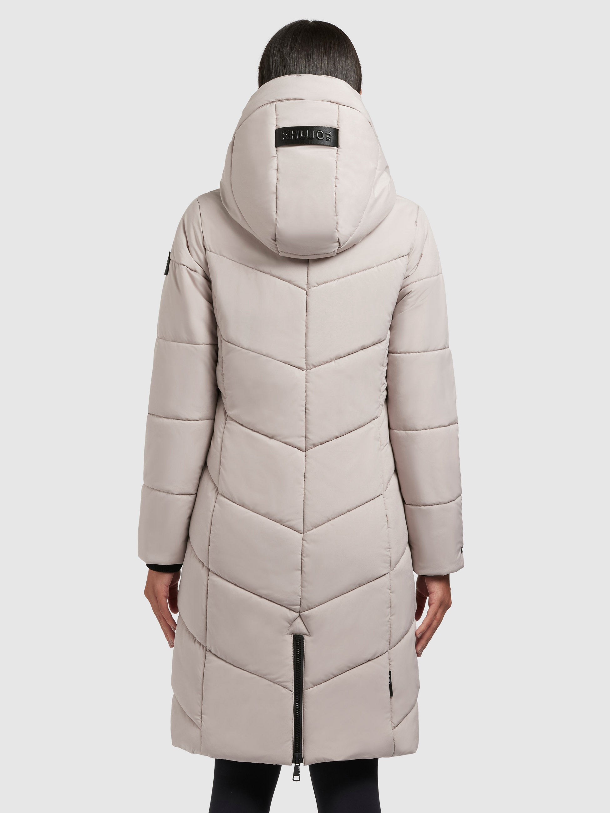 khujo-mantel-aribay4-light-hellbeige-lange-damen-steppjacke image 3