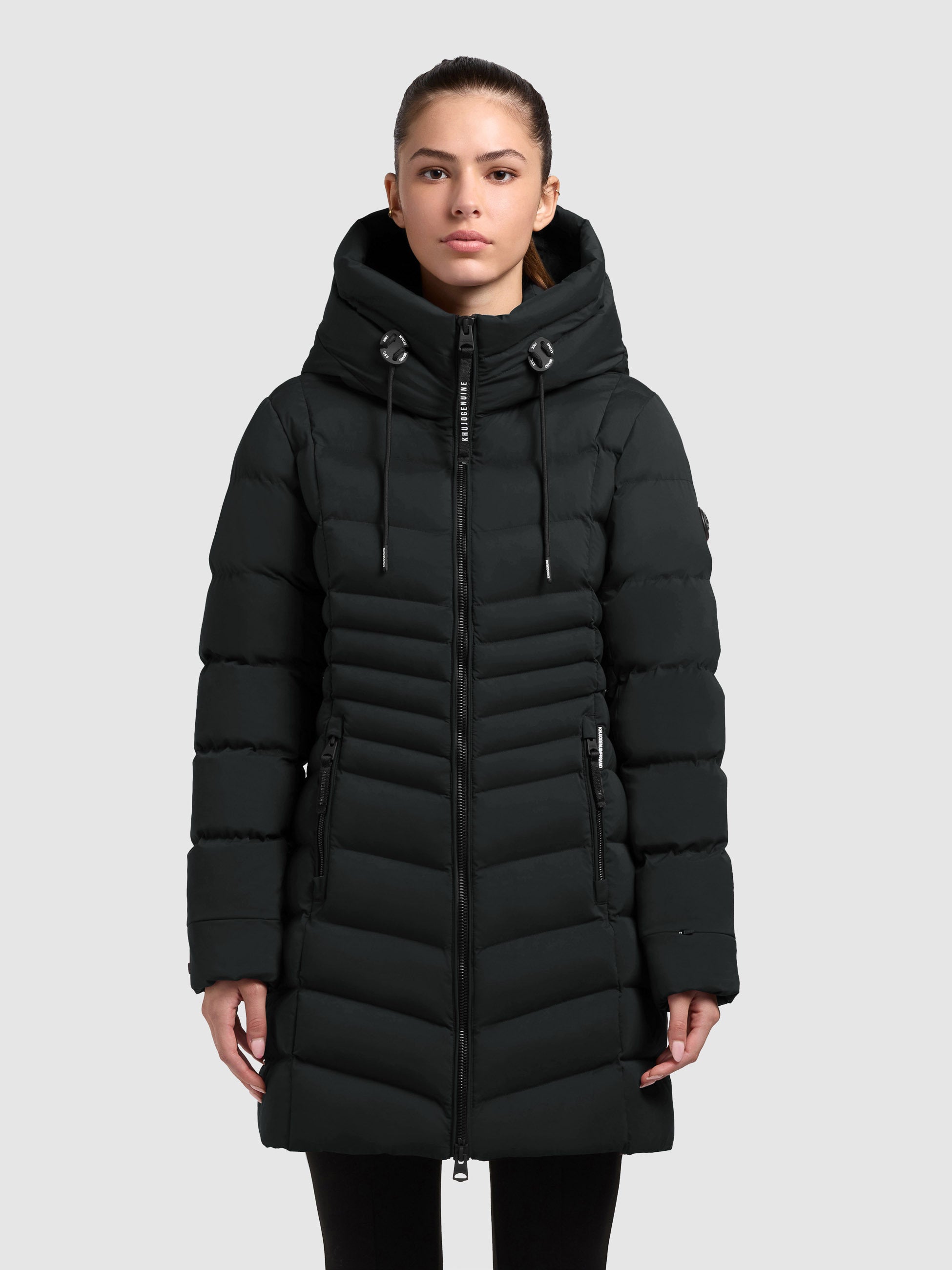 khujo-mantel-lava-damen-kurzmantel-black-slim-fit image 4