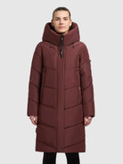 khujo-coat-jange2-matt-moscato-red-damen-wintermantel-knielang image 4