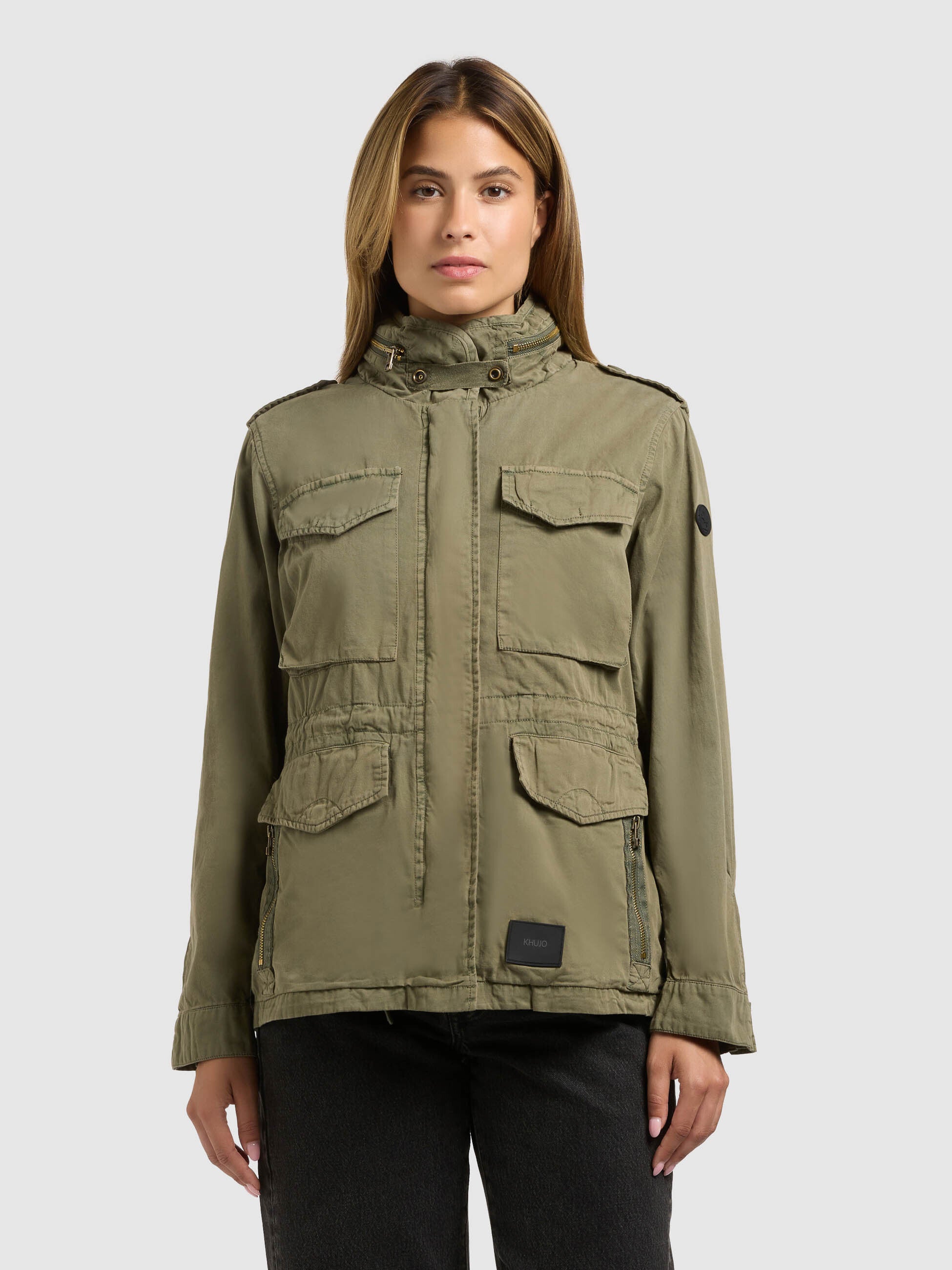 khujo-jacke-nori-olive-fieldjacke-cargojacke-f-r-damen image 4