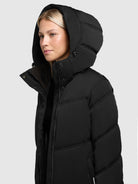 khujo-ainu2-damen-wintermantel-black-knielang image 7