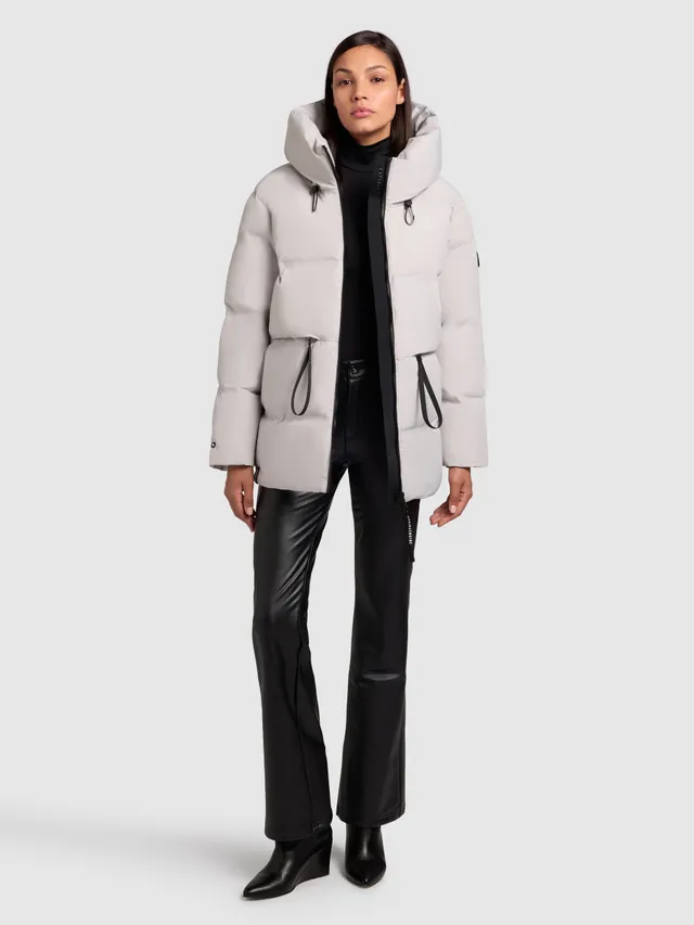 khujo-jacke-ellis-platinum-gray-wetterfeste-damen-steppjacke-regular-fit image 1