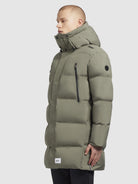 khujo-coat-morse-light-olive-wattierter-mantel-mit-kapuze image 5