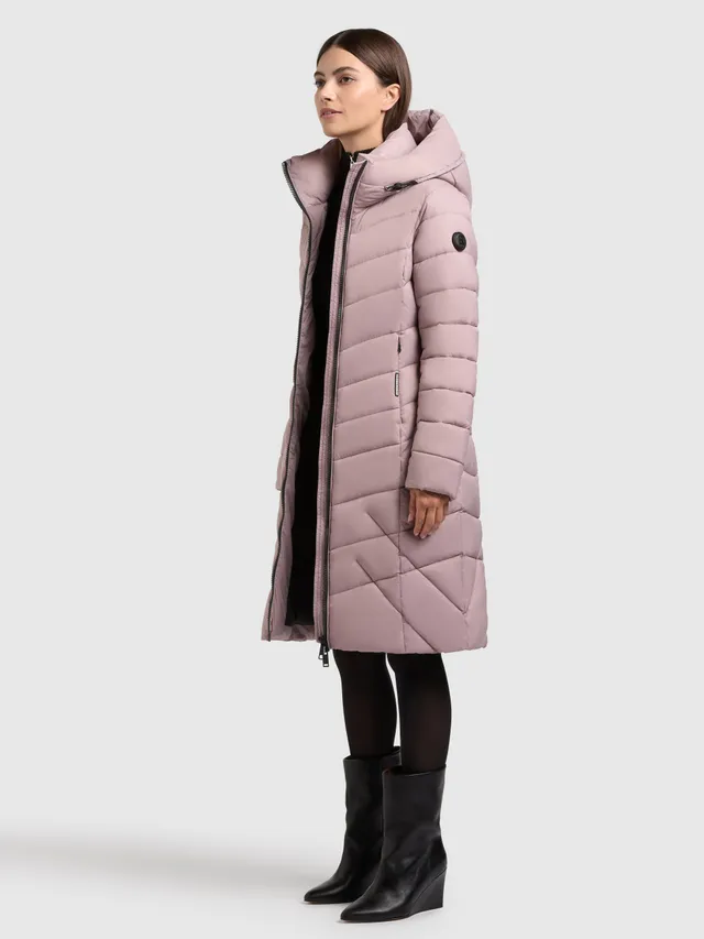 khujo-mantel-odana4-pale-mauve-knielanger-steppmantel-damen image 1