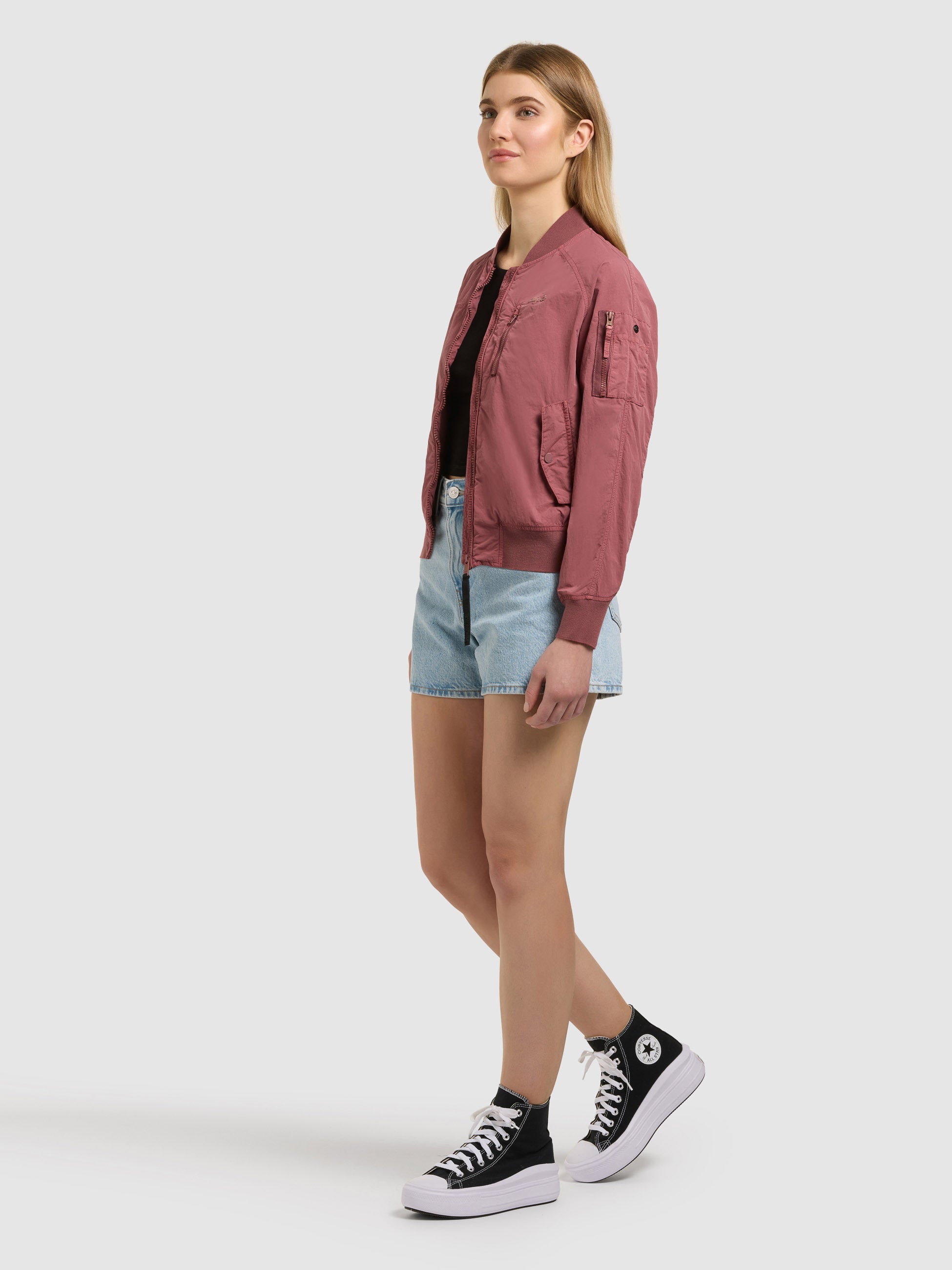 khujo-jacke-zaria-fuchsia-bomberjacke-blouson-ungef-ttert image 2