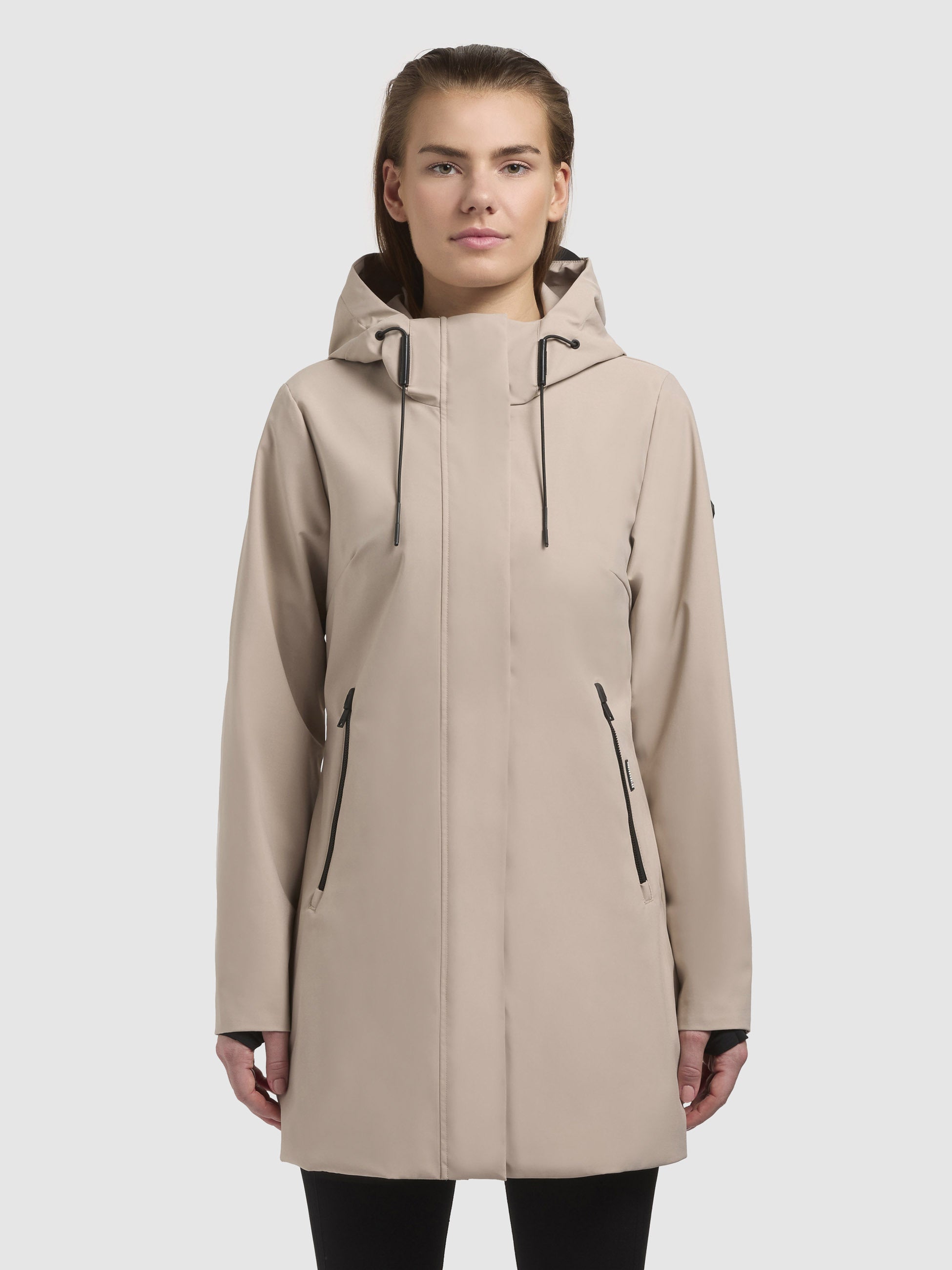 khujo-jacke-izaf3-damen-sommerjacke-beige image 4